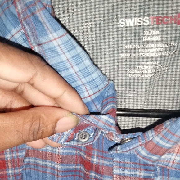 Men's Swiss Tech Button Up - Picture 3 of 3